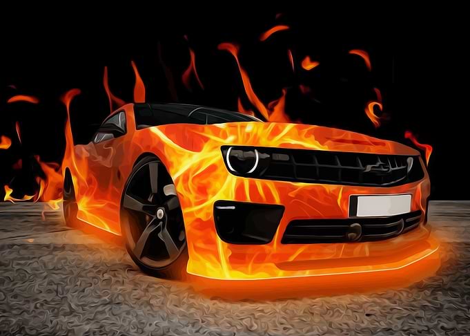 Fire Camaro