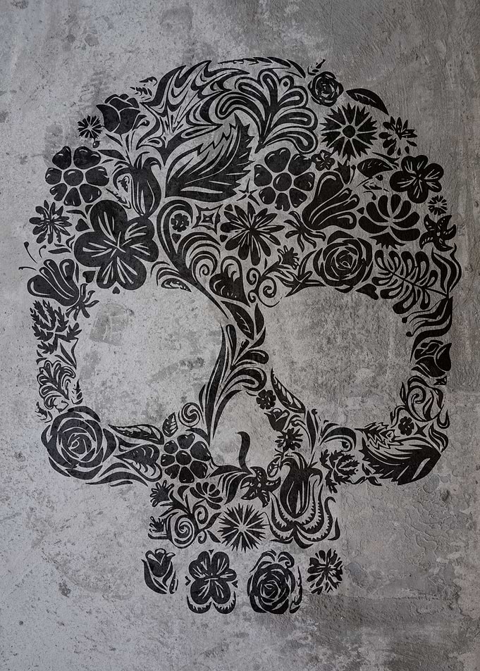 FLOWER SKULL