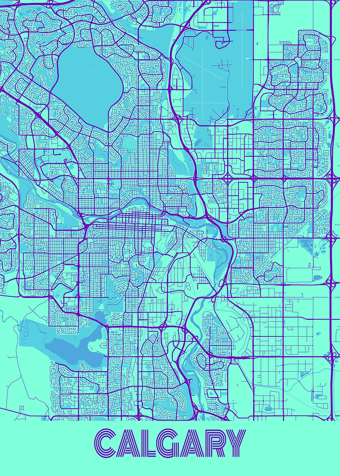 Calgary Galaxy City Map