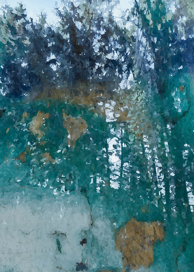 Blue forest