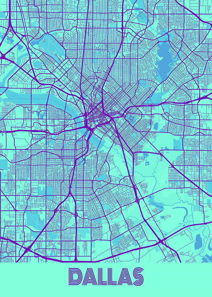 Dallas Galaxy City Map