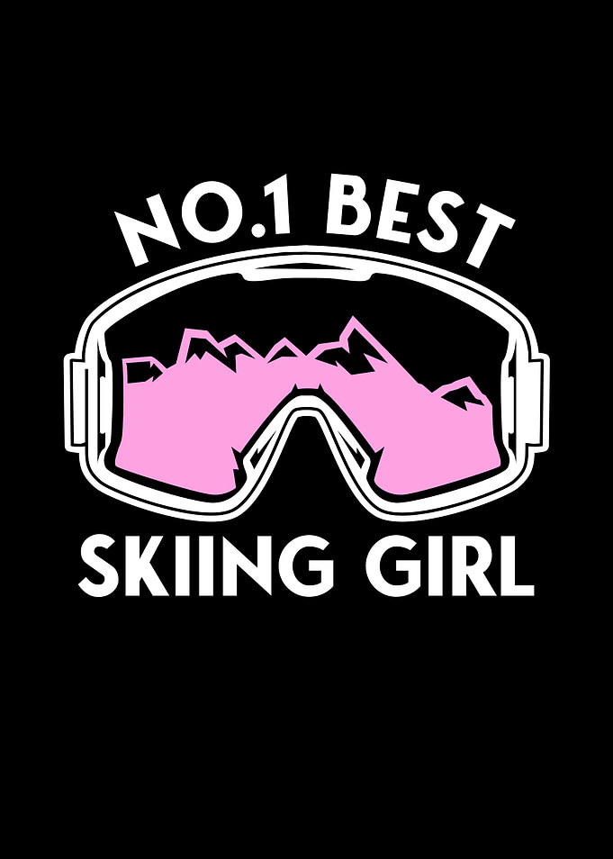 no1 best skiing girl