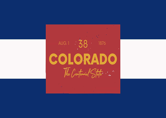 Colorado state map
