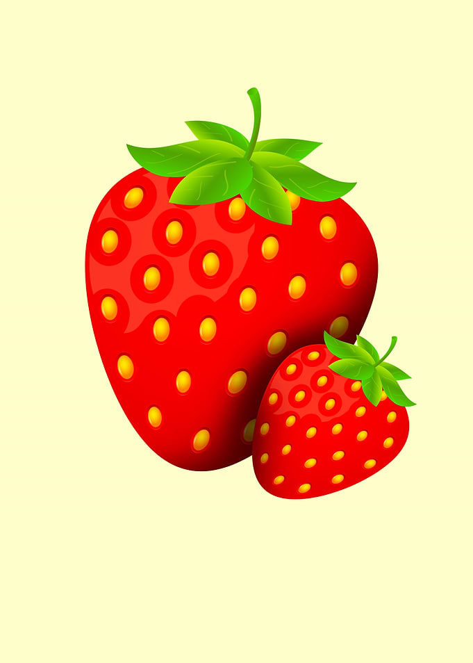 Fresh Strawberries Fruits