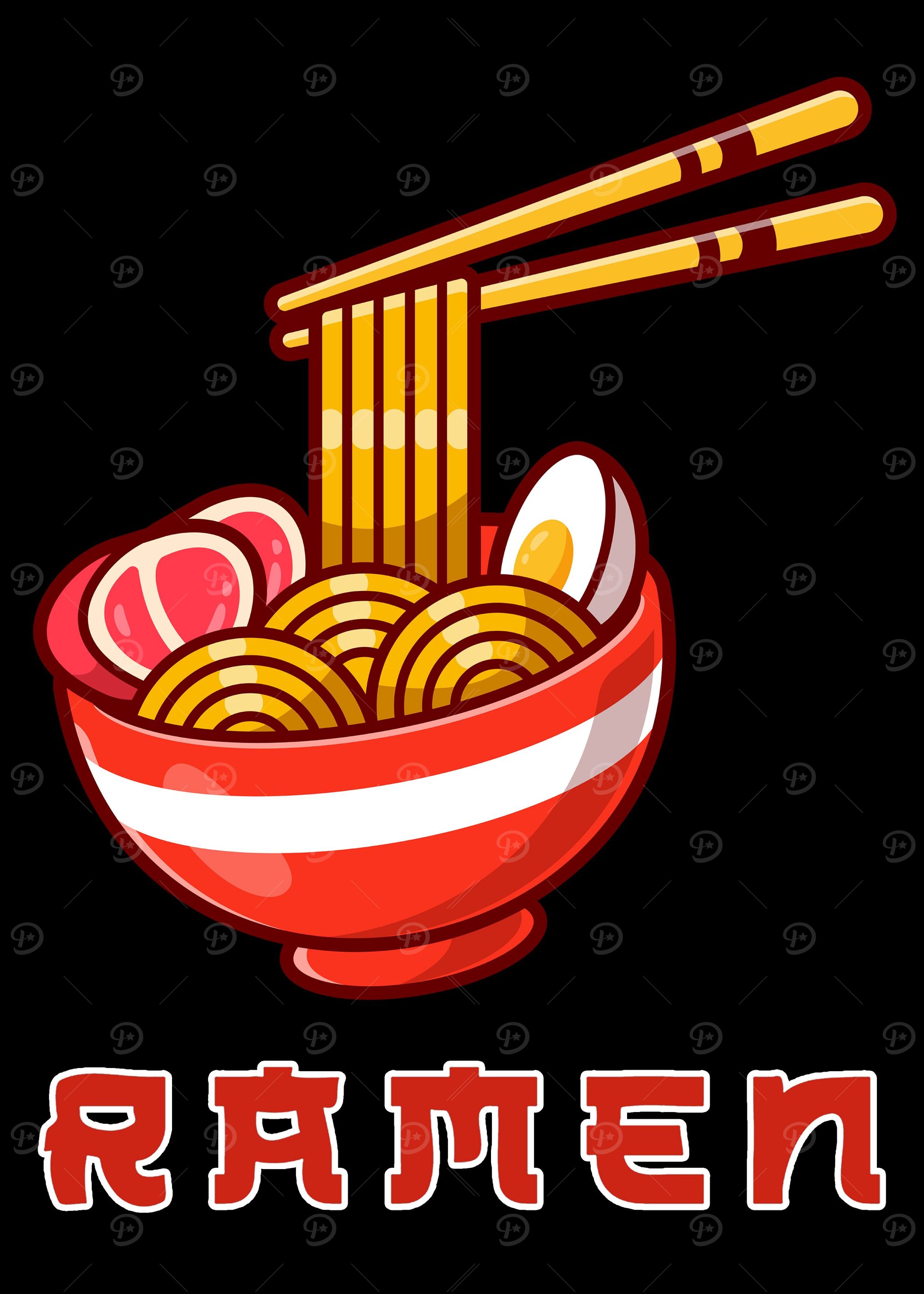ramen noodle poster