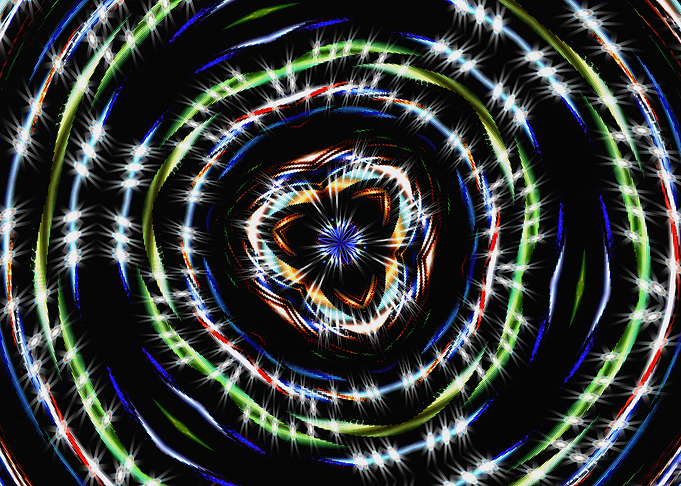Kaleidoscope noise mandala