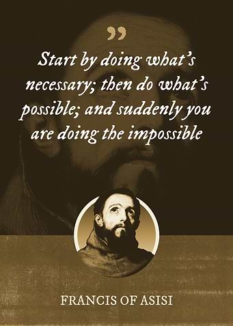 Start by doing whats
