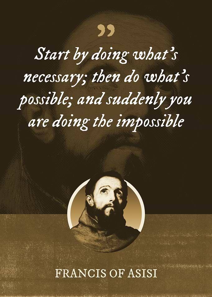 Start by doing whats
