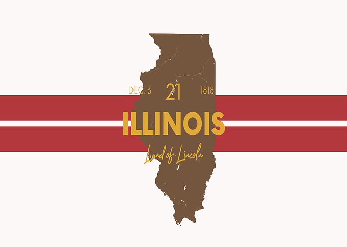 Illinois State map