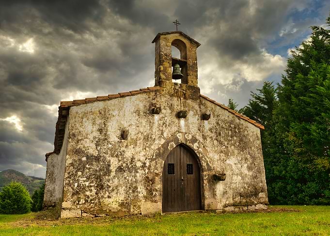 Old abandoned hermitage