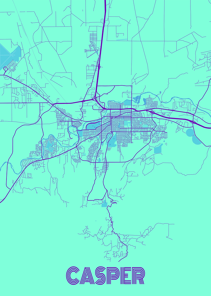 Casper Galaxy City Map
