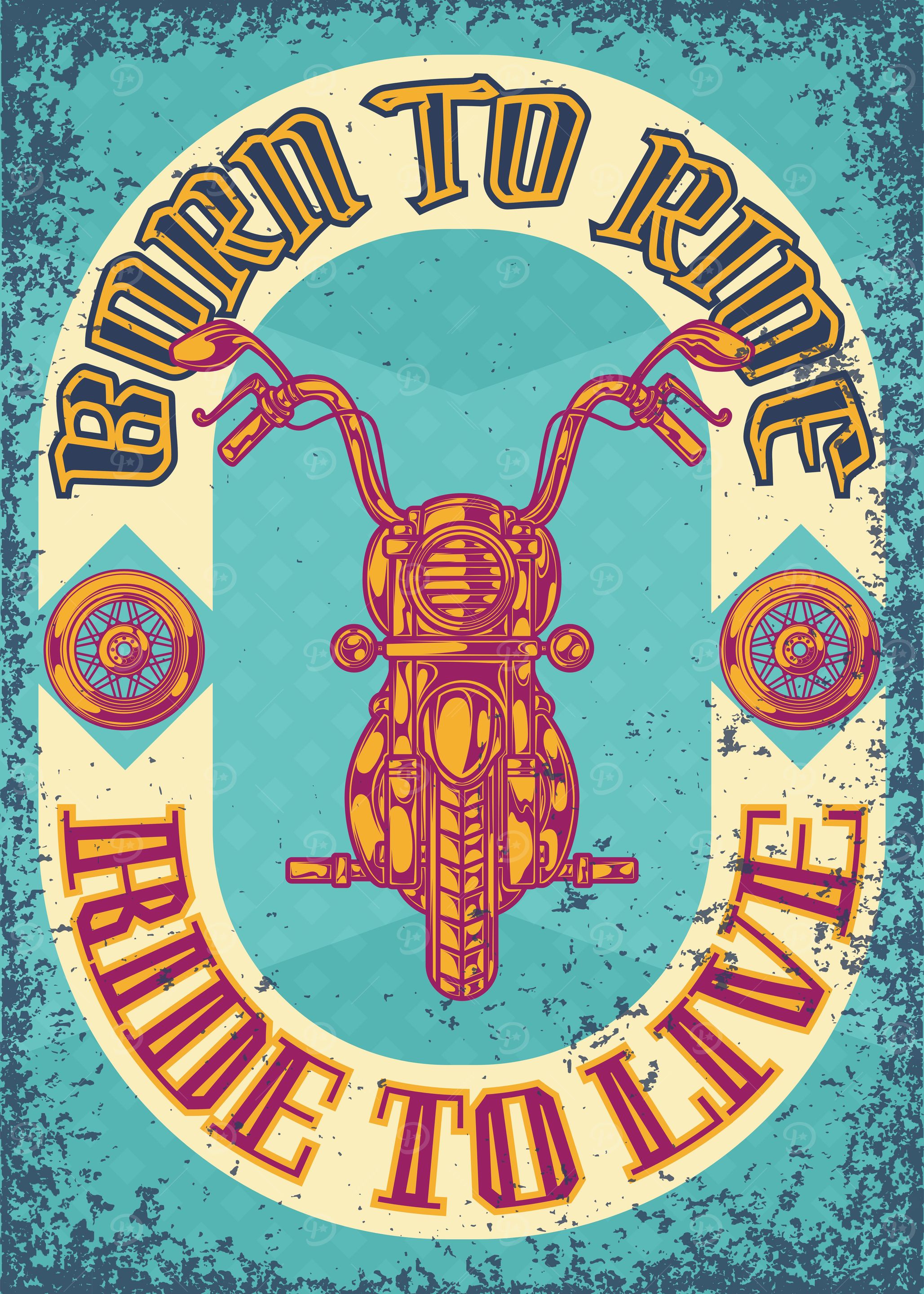 BORN TO RIDE RIDE TO LIVE