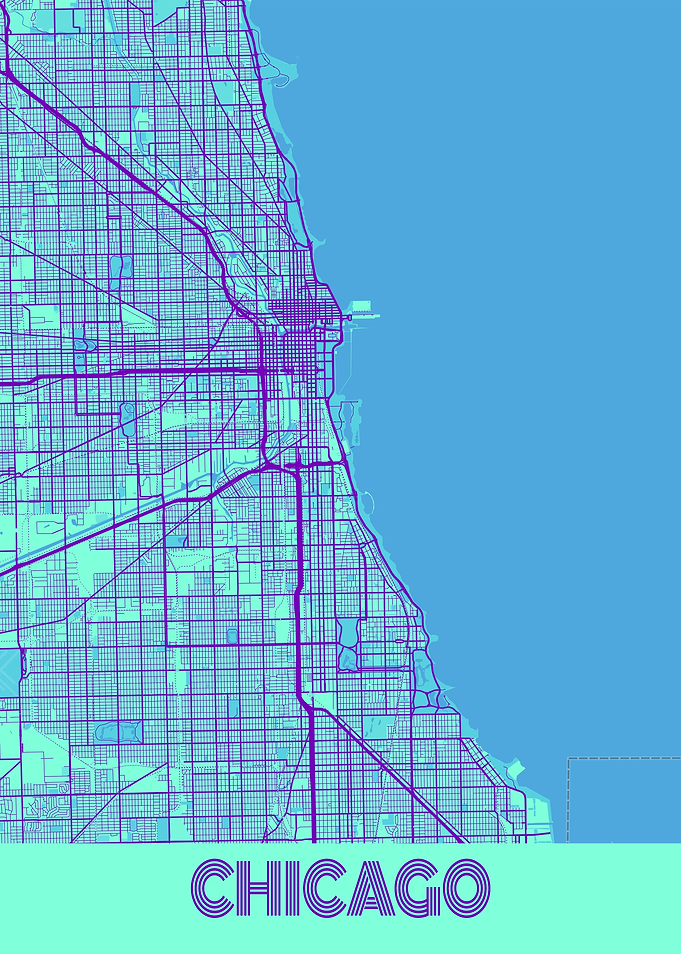 Chicago Galaxy City Map