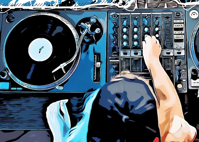 DJ music set