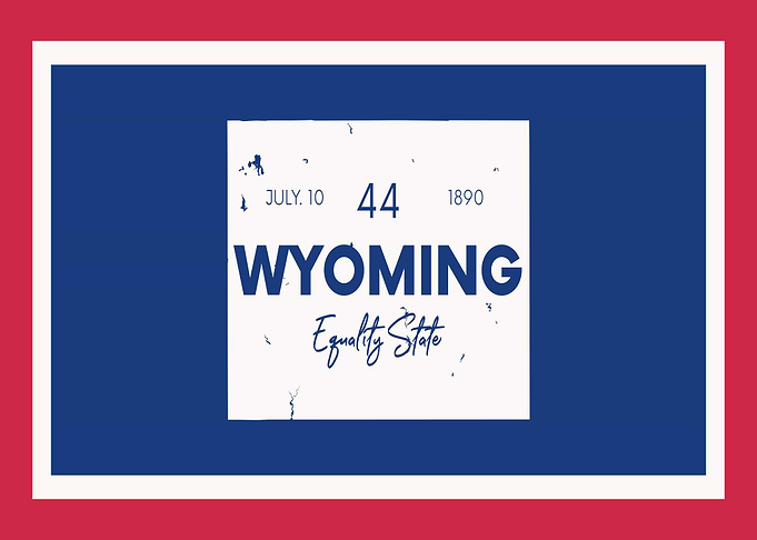 Wyoming state map
