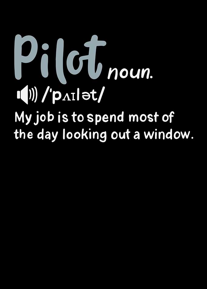 Pilot My Job Is To Spend