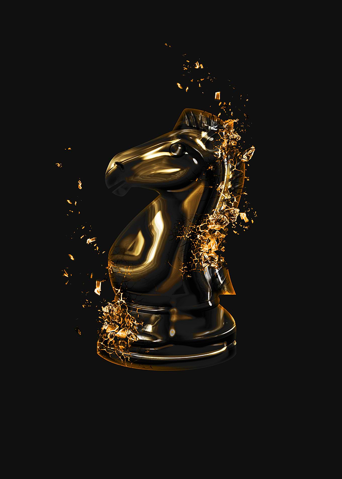 3D broken knight