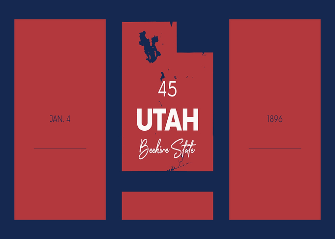 Utah state map