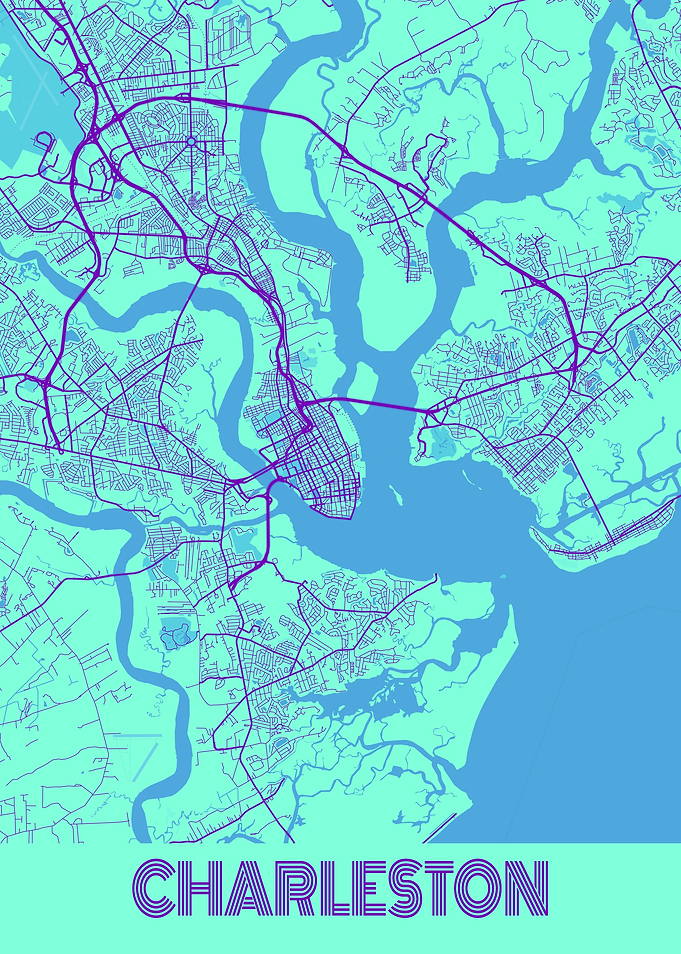 Charleston Galaxy City Map