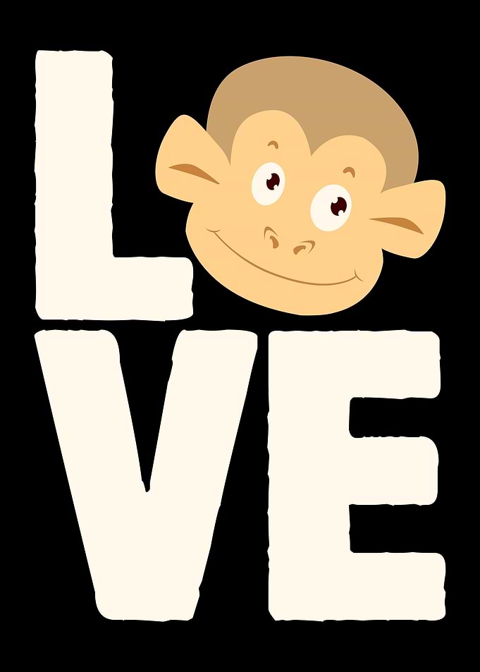 Monkey Love Monkeys Face