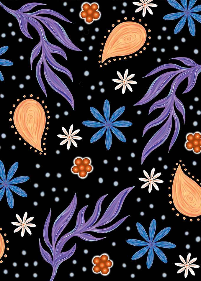 Bohemian Funky Floral
