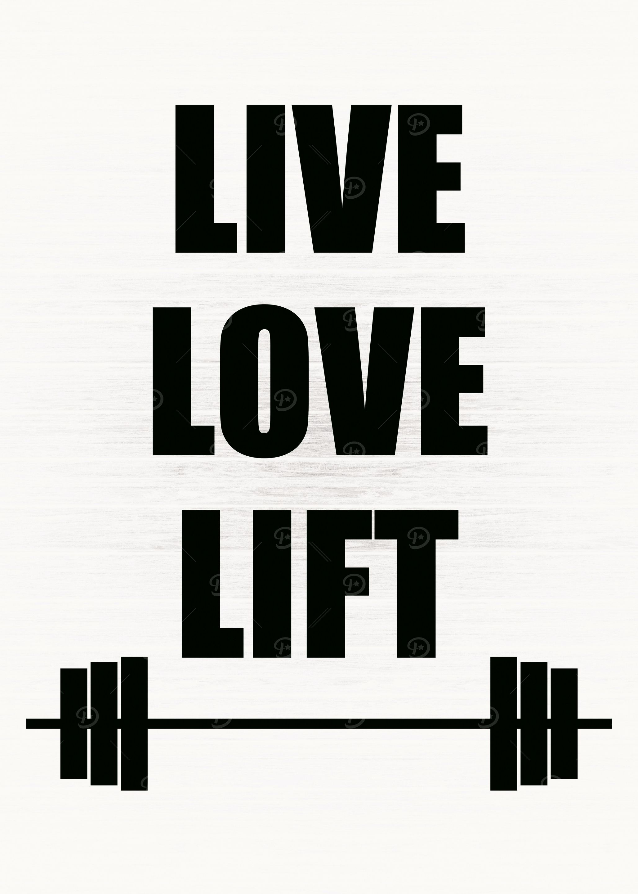 Live Love Lift Barbell