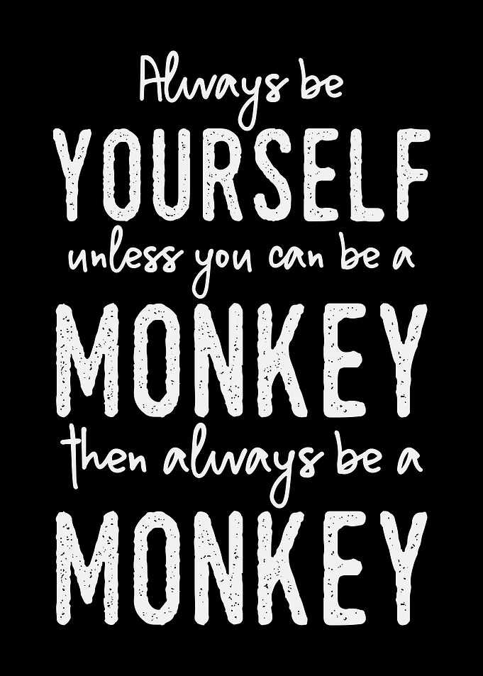 Monkey Saying Monkeys Pun