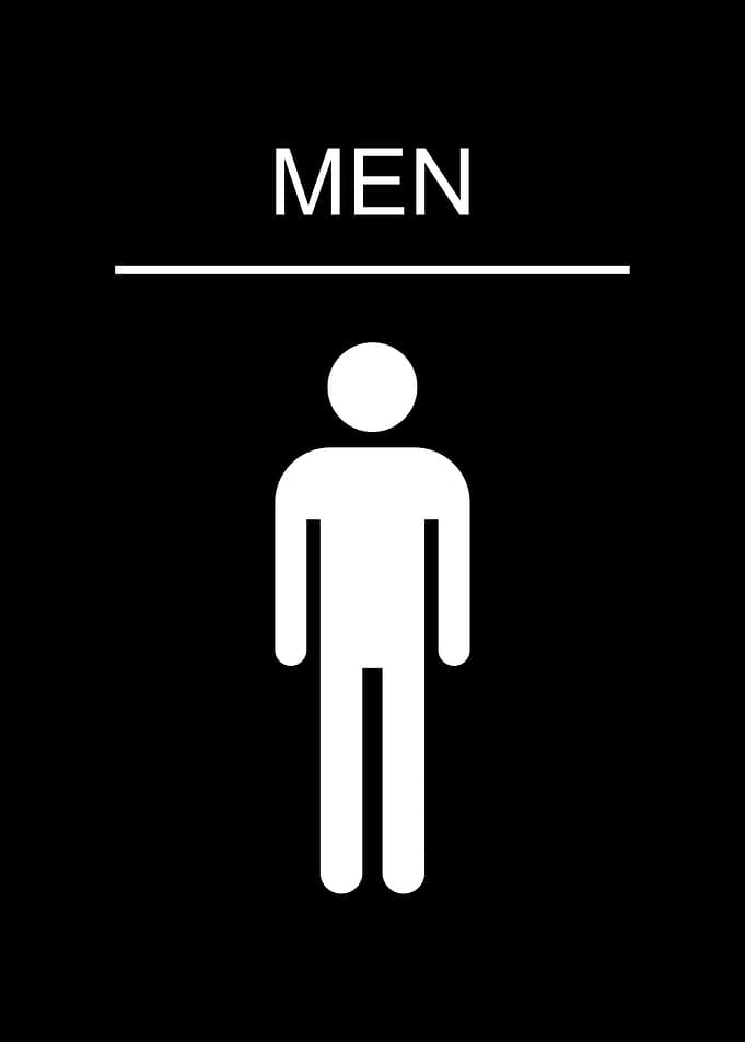 men bathroom