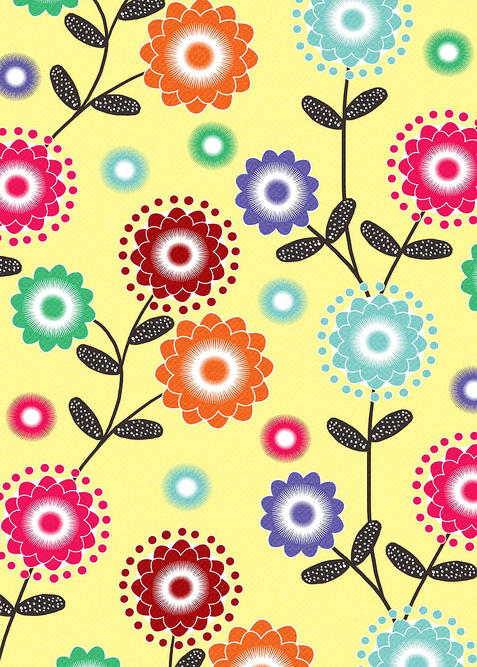 Bohemian Spring Flowers