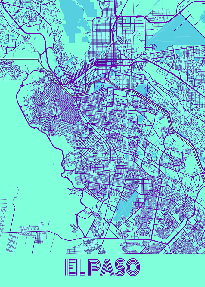 El Paso Galaxy City Map