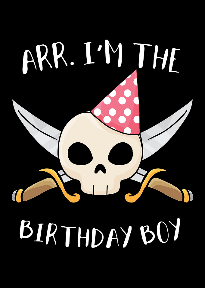 Birthday Pirate Birthday B