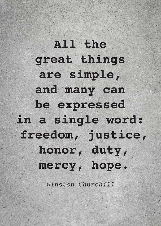 W Churchill Quote L037