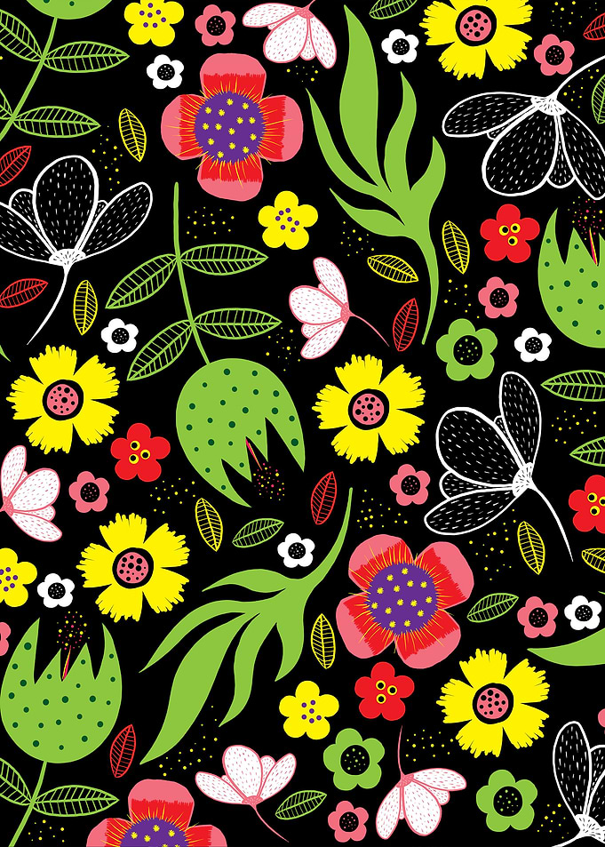 Bohemian Hippie Flowers