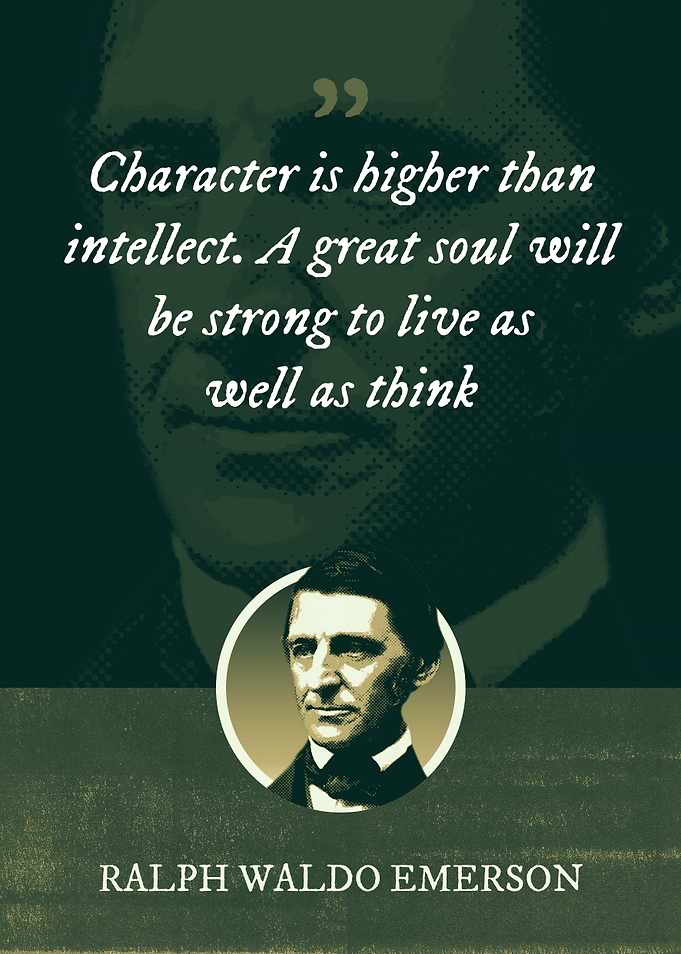 Character is higher than