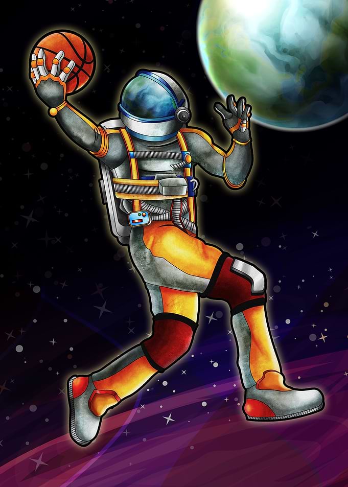 SPACE BASKETBALL