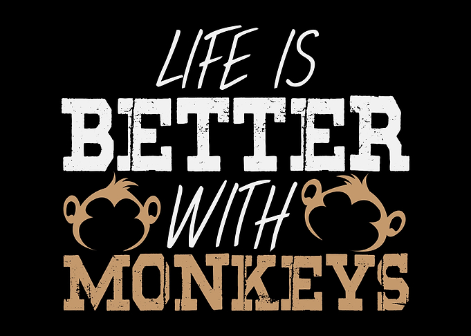 Monkey Saying Monkeys Pun