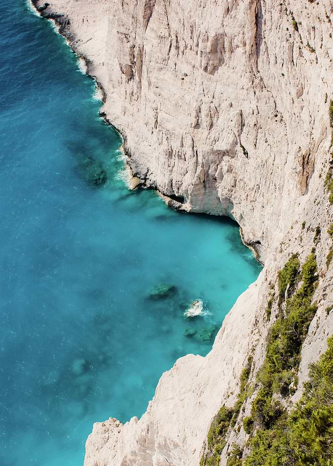 Zante Cliff Ocean Blue