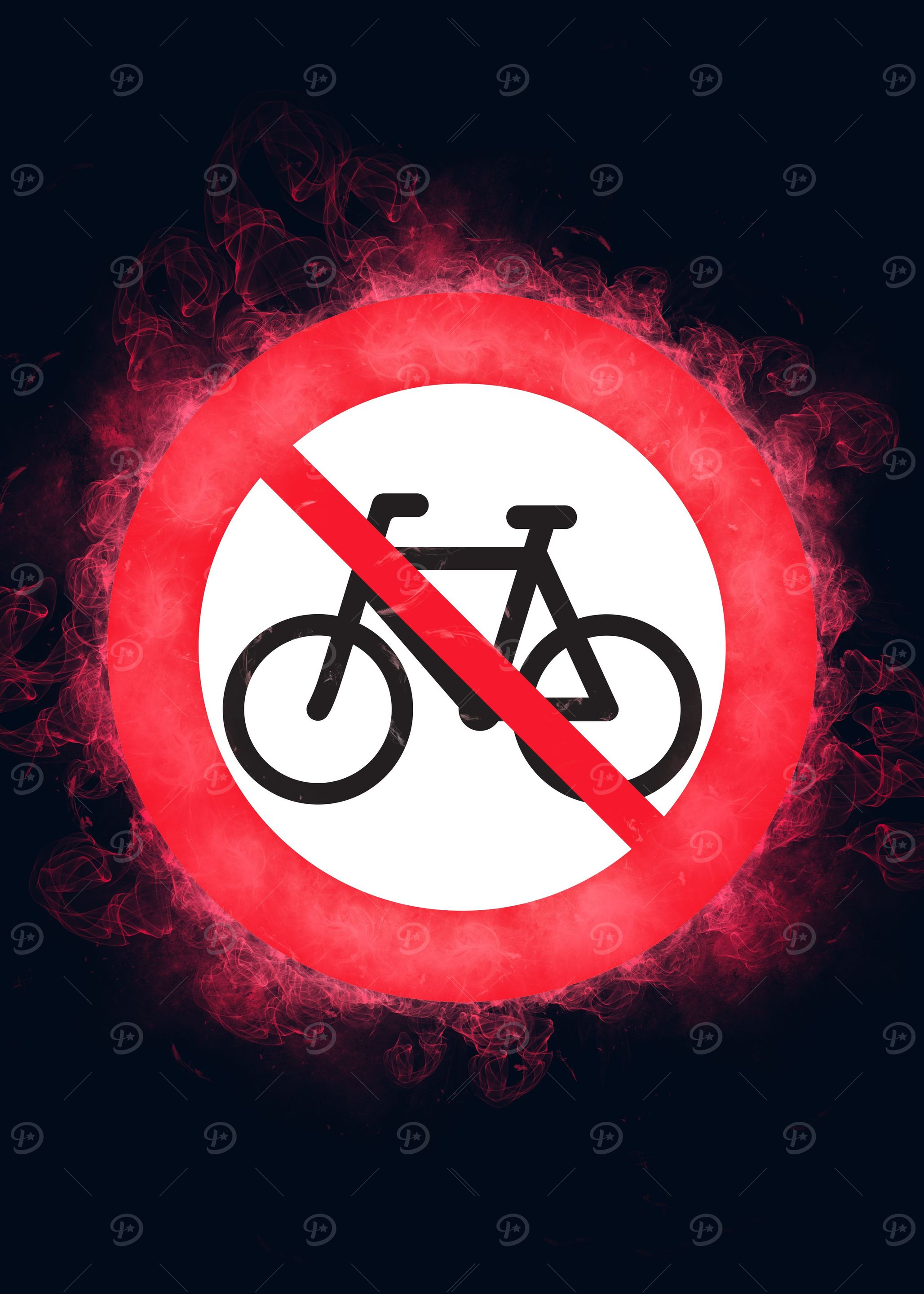 bicycle traffic forbidden