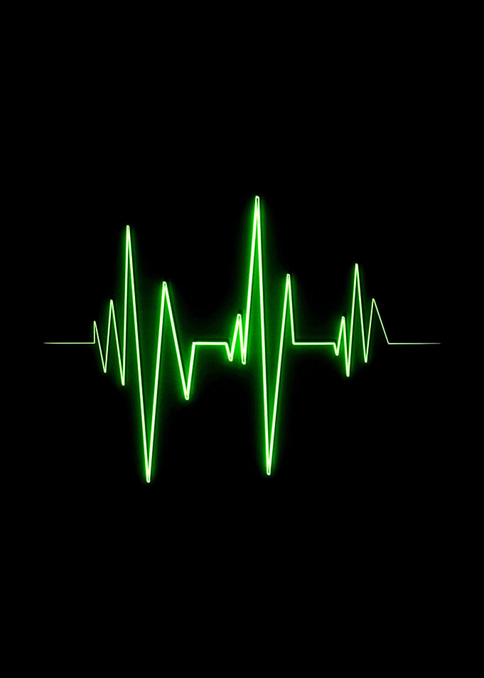 ecg monitor neon
