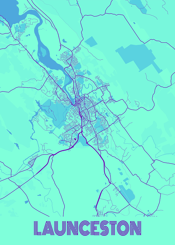 Launceston Galaxy City Map