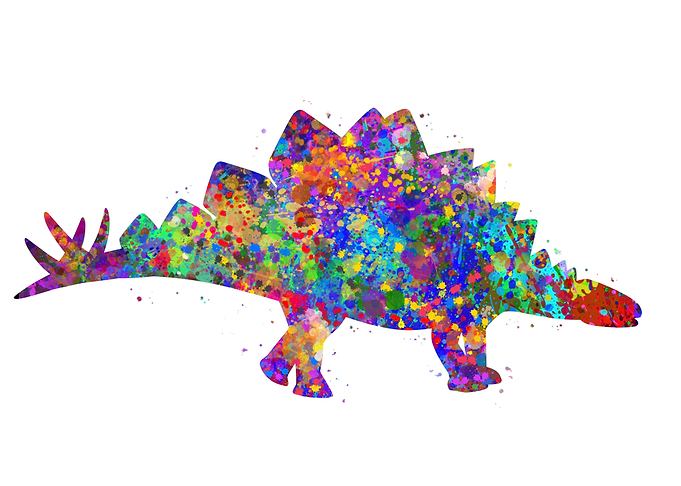 Stegosaurus dinosaur
