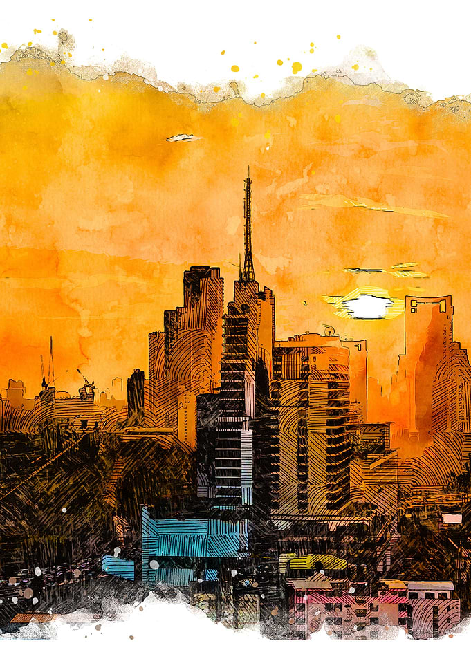 place in watercolors