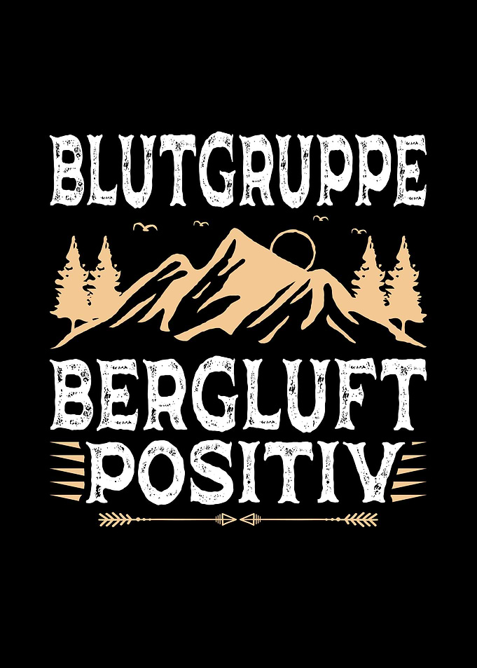 Blutgruppe Bergluft Berge