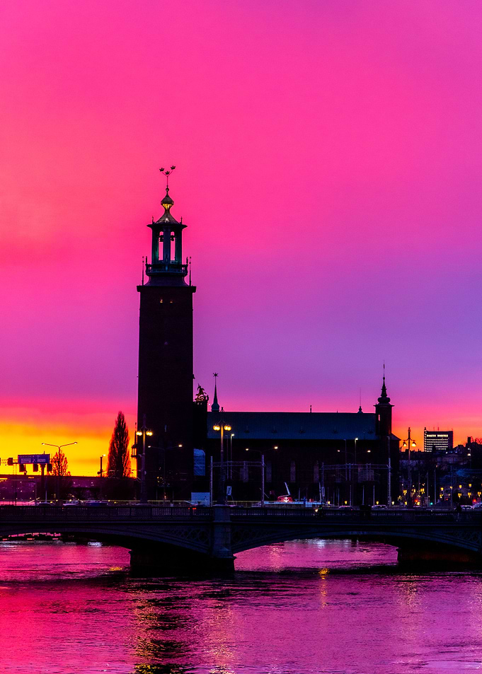 Vivid sunset