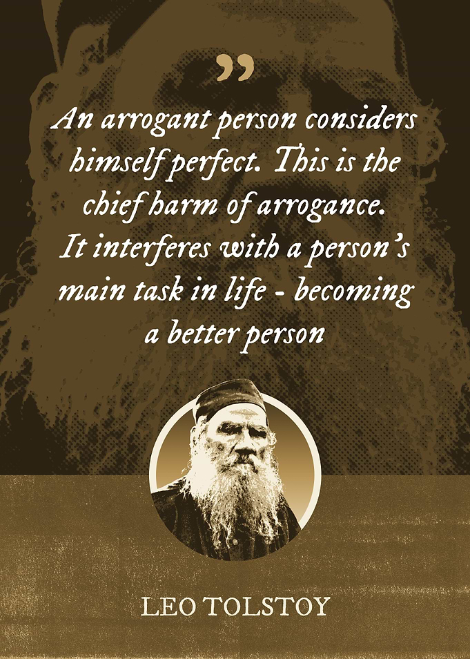 An arrogant person