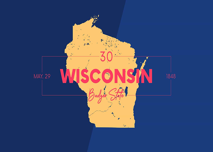 Wisconsin state of USA