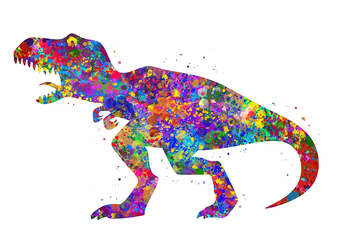 Tyrannosaurus rex dinosaur