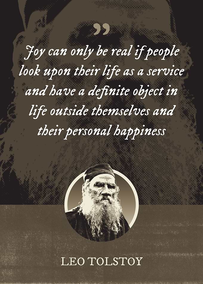 Joy can only be real if