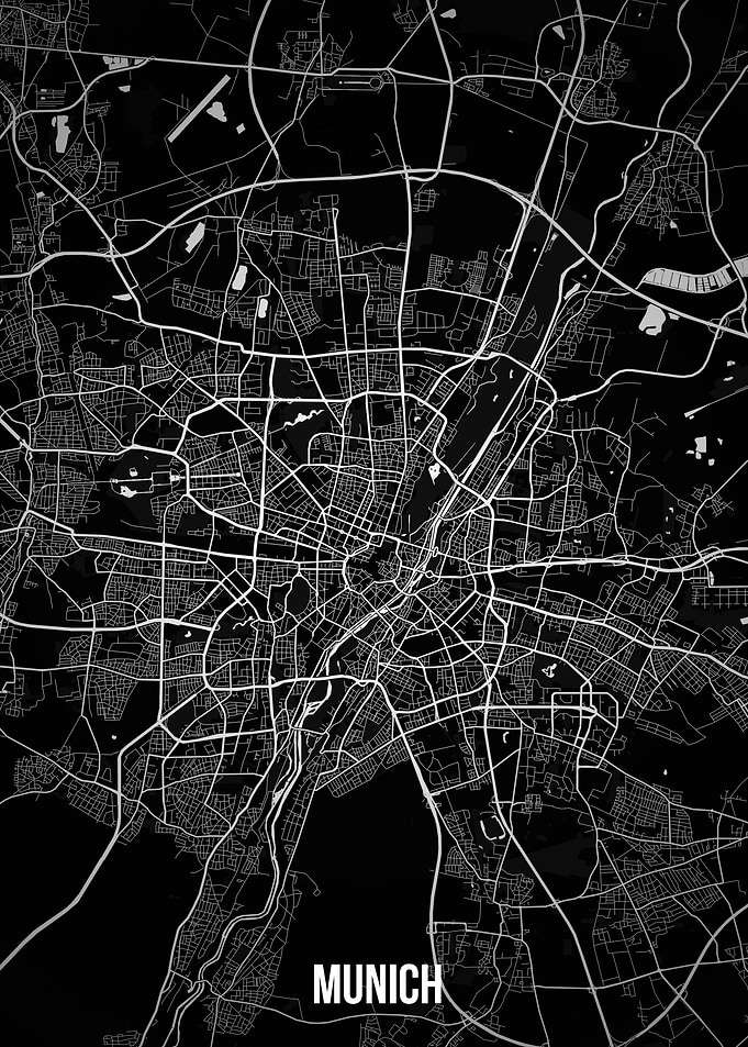 Munich dark map