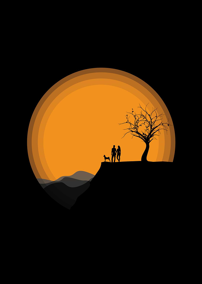 Silhouette Couple